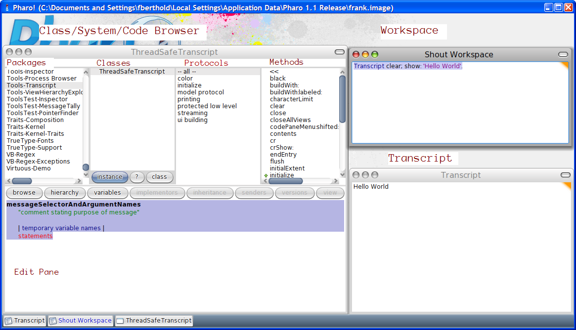 Smalltalk Environment