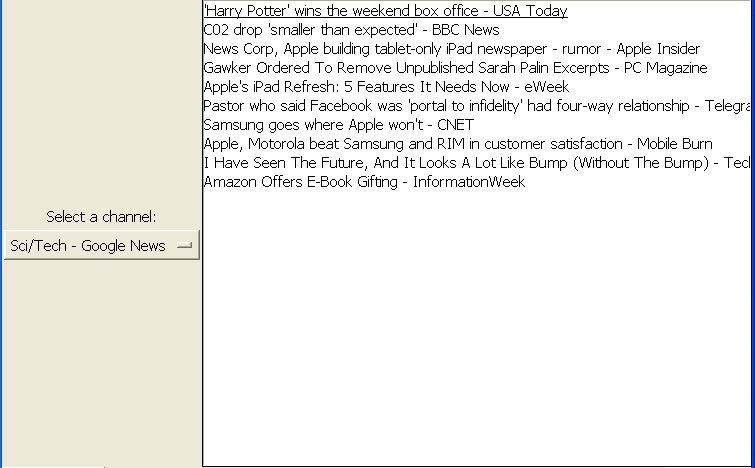 RSS Gui