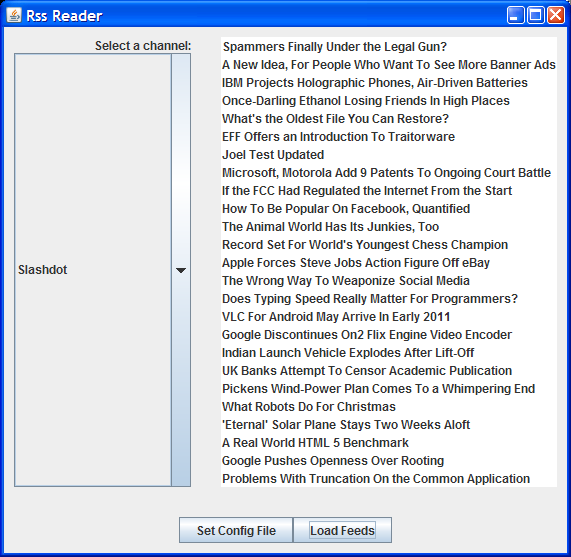 RSS GUI